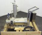 Used Ross Series 400 In-Line Mixer, Model HSM 401SC15, 316 Stainless Steel. Rated 66 gallons per minute (water). Non-jacketed chamber approximate 5-1/2” diameter x 2-1/2” deep, rotor approximate 5” d...