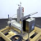 Used Ross Series 400 In-Line Mixer, Model HSM 401SC15, 316 Stainless Steel. Rated 66 gallons per minute (water). Non-jacketed chamber approximate 5-1/2” diameter x 2-1/2” deep, rotor approximate 5” d...
