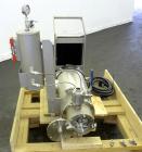 Used Ross Series 400 In-Line Mixer, Model HSM 401SC15, 316 Stainless Steel. Rated 66 gallons per minute (water). Non-jacketed chamber approximate 5-1/2” diameter x 2-1/2” deep, rotor approximate 5” d...