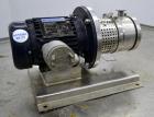 Used Ross Series 400 In-Line Mixer, Model HSM-401S, 316 Stainless Steel. Rated 66 gallons per minute (water). Non-jacketed chamber approximately 5-1/2” diameter x 3-3/8” deep, rotor 2-1/2” diameter. ...