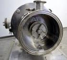 Used Ross Series 400 In-Line Mixer, Model HSM-401S, 316 Stainless Steel. Rated 66 gallons per minute (water). Non-jacketed chamber approximately 5-1/2” diameter x 3-3/8” deep, rotor 2-1/2” diameter. ...