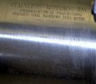 Used Ross Series 400 In-Line Mixer, Model HSM-401S, 316 Stainless Steel. Rated 66 gallons per minute (water). Non-jacketed chamber approximately 5-1/2” diameter x 3-3/8” deep, rotor 2-1/2” diameter. ...