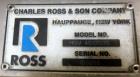 Used Charles Ross High Shear Mixer, HSM 401SC/10