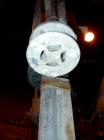 Used Ross Mixer Emulsifier, Model ME100LX, stainless steel. 1-20 liter batch capacity. 0-10,000 rpm. Approximately 3'' diameter rotor x 19'' long. Driven by a 1 hp, 3/60/230/460 volt, 3450 rpm XP mot...