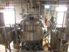 Used FrymaKoruma GmbH Food High Shear Emulsifier, Type MAXXD 400, Stainless Steel, 400 liter (105 gallon). Incl. motor, control and additional infrastructure. Overall dimensions: 91