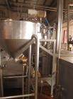 Used FrymaKoruma GmbH Food High Shear Emulsifier, Type MAXXD 400, Stainless Steel, 400 liter (105 gallon). Incl. motor, control and additional infrastructure. Overall dimensions: 91