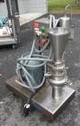 Used Quadro, Model ZC-1, Ytron Blender. (Similar to Tri-Clover Tri-Blender). Sanitary stainless steel construction, driven by 7.5 hp., 3/60/ 208-230- 460 Volt, 3500 rpm, TEFC motor, rated app. 15- 40...