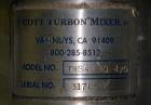 Used Scott Turbon Top Mounted Mixer, Model TMS4B 10-175.