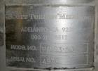 Used Scott Turbon Stainless Steel Mixer, Model PILS3-50, S/N: 4976, 6