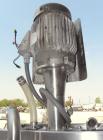 Used Scott Turbon Top Mounted Mixer, Model TMS3B-10. Approximately 1-1/2’’ diameter 17-4 PH stainless steel shaft with a “B” style head. Driven by a 10 hp, 3/60/230/460 volt, 3500 rpm motor. Mixer mo...