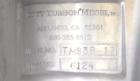 Used Scott Turbon Top Mounted Mixer, Model TMS3B-10. Approximately 1-1/2’’ diameter 17-4 PH stainless steel shaft with a “B” style head. Driven by a 10 hp, 3/60/230/460 volt, 3500 rpm motor. Mixer mo...