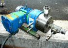 Used Silverson mixer, model 275LS, stainless steel. Driven by a 2hp,3/60/220/440 volt, 3445 rpm motor.
