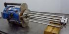 Used Silverson Batch Mixer Emulsifier, Model FX60, 316 Stainless Steel. Speed range 3600 rpm, batch range 40 to 320 gallon, approximately 20-1/2” long shaft. Driven by a 7-1/2hp, 3/60/230/460 volt, 3...