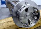 Used Silverson Batch Mixer Emulsifier, Model FX60, 316 Stainless Steel. Speed range 3600 rpm, batch range 40 to 320 gallon, approximately 20-1/2” long shaft. Driven by a 7-1/2hp, 3/60/230/460 volt, 3...