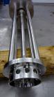 Used Silverson Batch Mixer Emulsifier, Model FX60, 316 Stainless Steel. Speed range 3600 rpm, batch range 40 to 320 gallon, approximately 20-1/2” long shaft. Driven by a 7-1/2hp, 3/60/230/460 volt, 3...