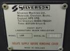 Used Silverson Laboratory Batch Mixer Emulsifier, Model L4R, 316 Stainless Steel. Nominal speed range 8000 rpm, batch range 1ml to 12 liters (0.0003 to 3.1 gallon), approximately 11-1/2