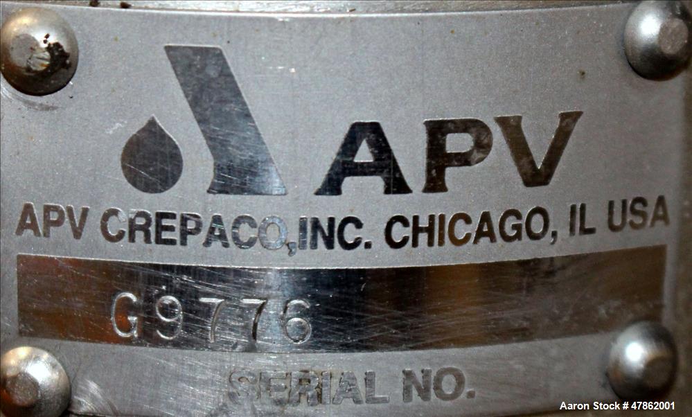 Used APV Crepaco Liquiverter 300 Gallon Processor