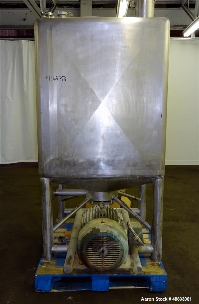 Used APV Liquiverter/Likwifier, 300 Gallon, Model CLV, 316L Stainless Steel.