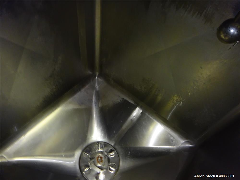 Used APV Liquiverter/Likwifier, 300 Gallon, Model CLV, 316L Stainless Steel.