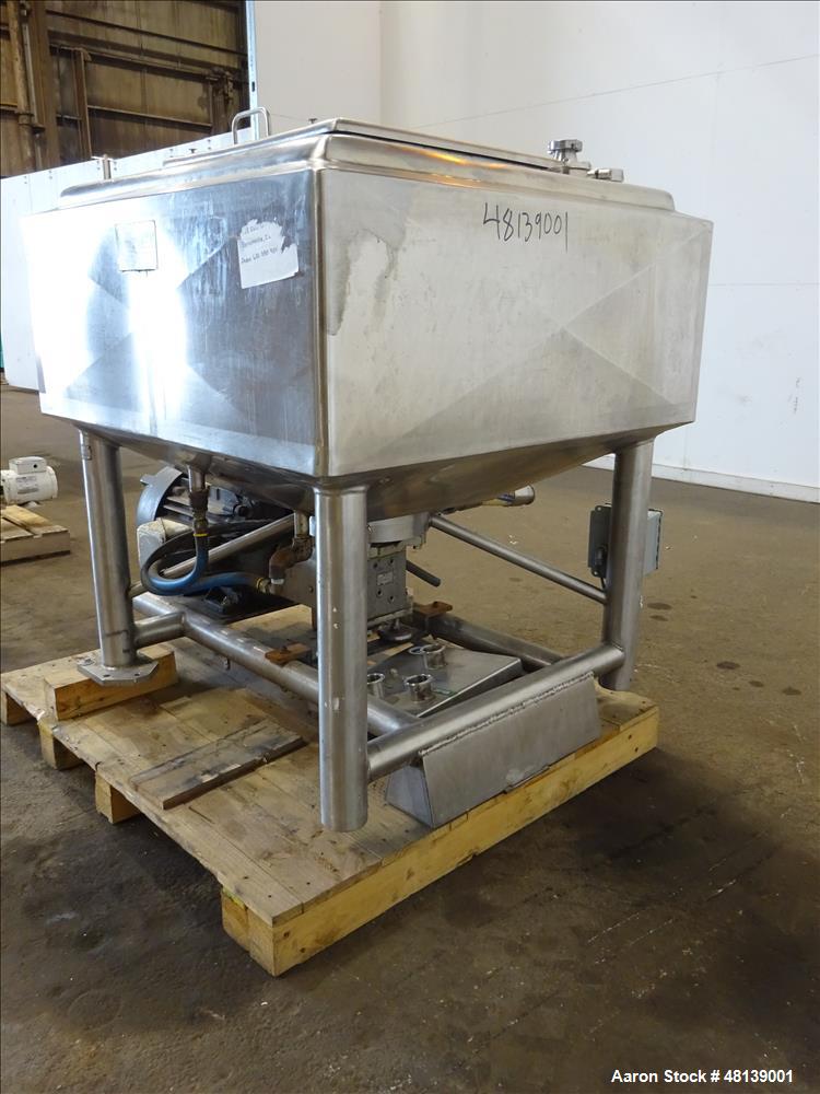 Used- APV Crepaco Liquifier, Approximately 100 Gallon, 304 Stainless steel.