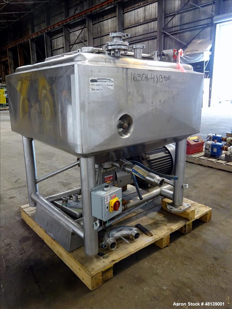 Used APV Crepaco Liquifier, Approximately 100 Gallon, 304 Stainless steel.