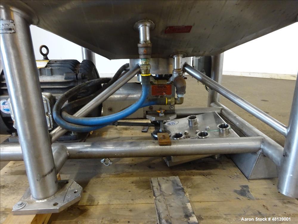 Used APV Crepaco Liquifier, Approximately 100 Gallon, 304 Stainless steel.