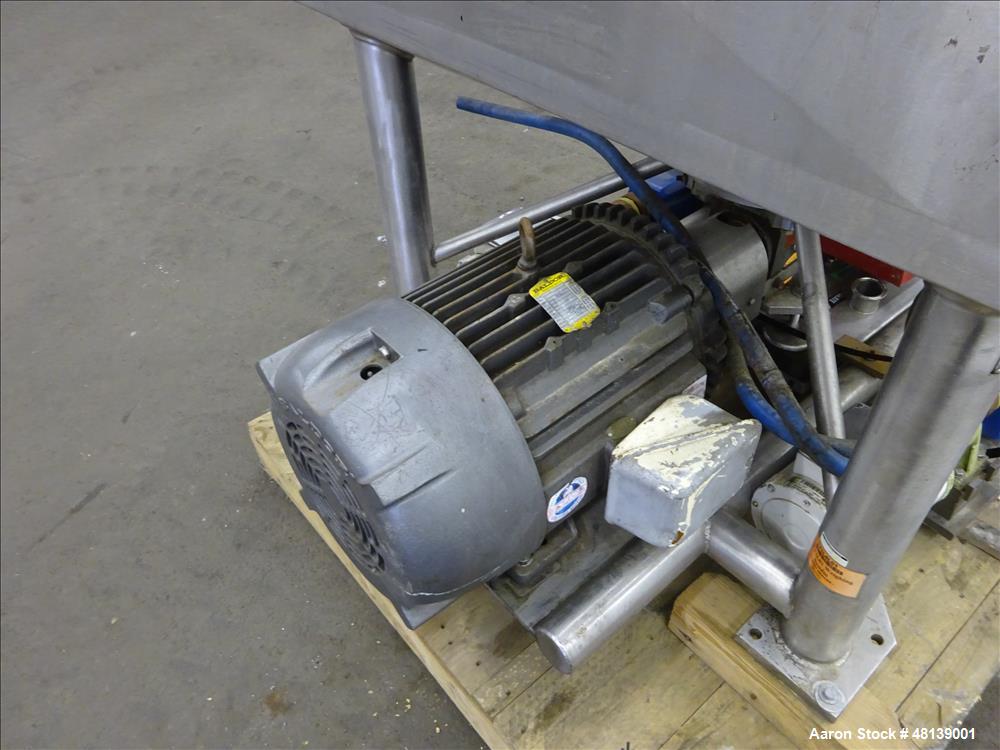 Used APV Crepaco Liquifier, Approximately 100 Gallon, 304 Stainless steel.