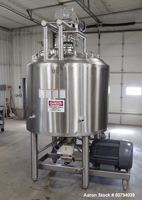 Used- APV Crepaco 300 Gallon Fully Jacketed Liquefier