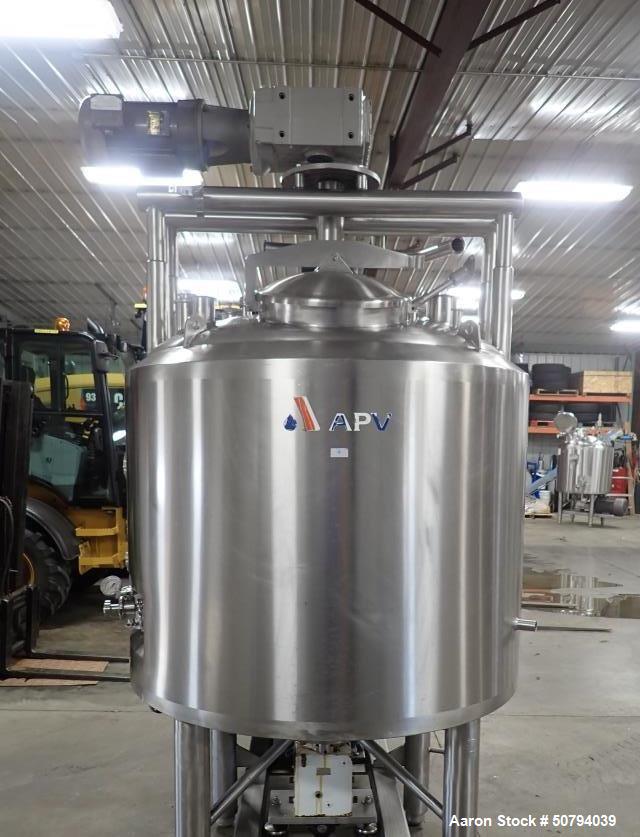 Used- APV Crepaco 300 Gallon Fully Jacketed Liquefier