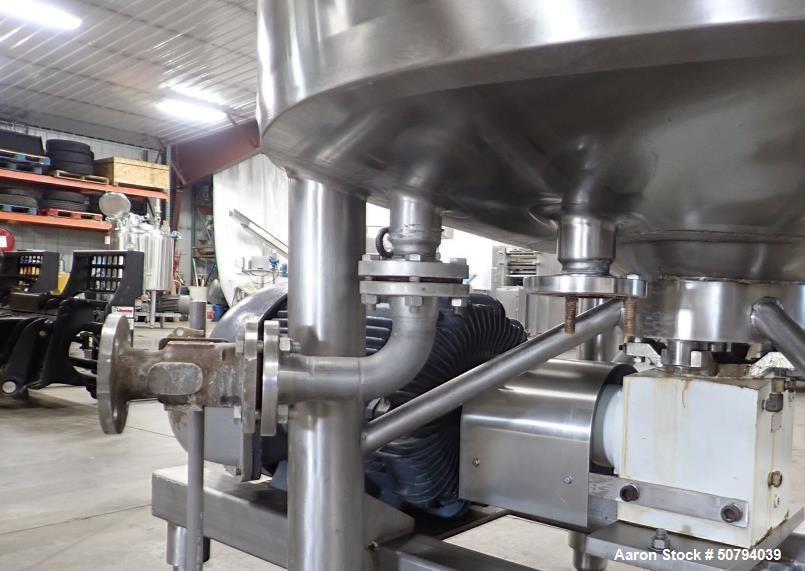 Used APV Crepaco 300 Gallon Fully Jacketed Liquefier