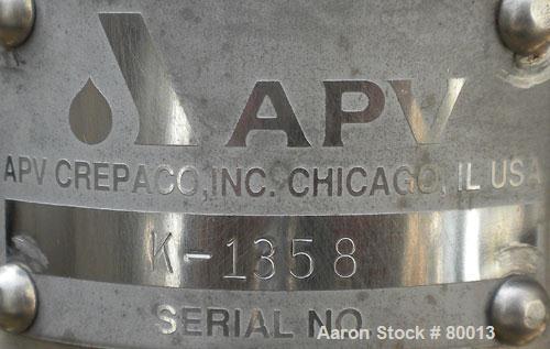 Used Stainless Steel APV Liquifier, 50 Gallon