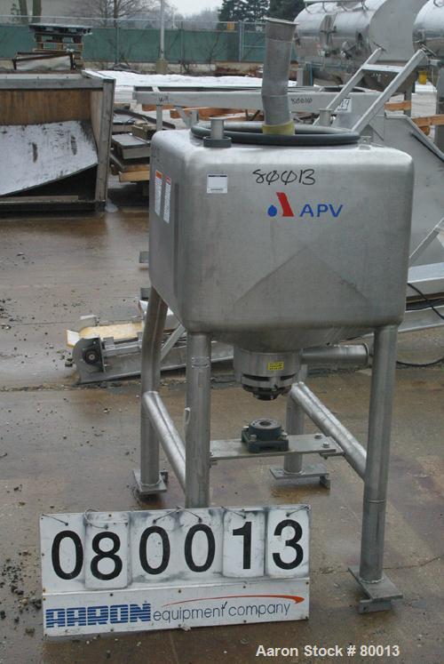 Used- Stainless Steel APV Liquifier, 50 Gallon