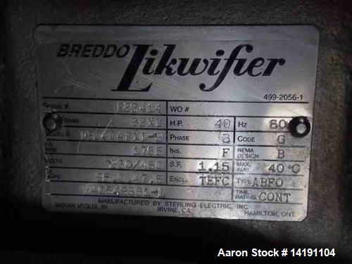 Used- Breddo Likwifier 300 Gallon