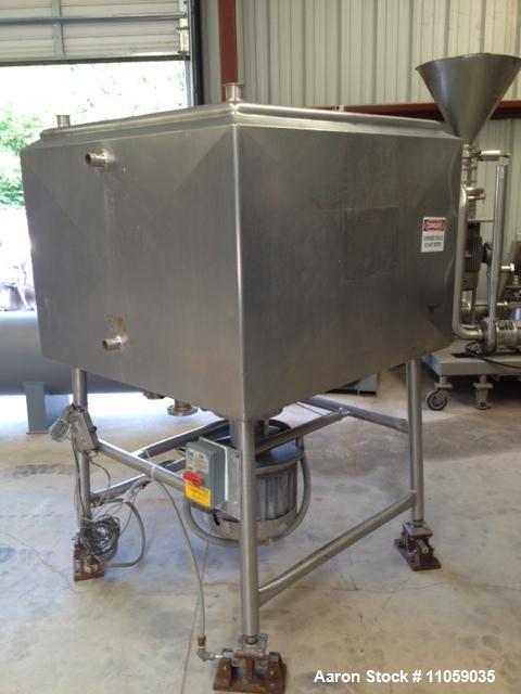 Used- 250 Gallon Jacketed Breddo Likwifier/Liquifier, Model LDDW250