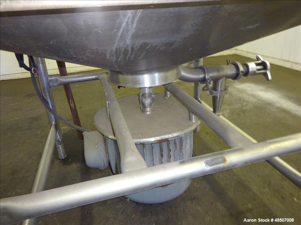 Used Breddo Likwifier, 300 Gallon, Model LDDW, 304 Stainless Steel.