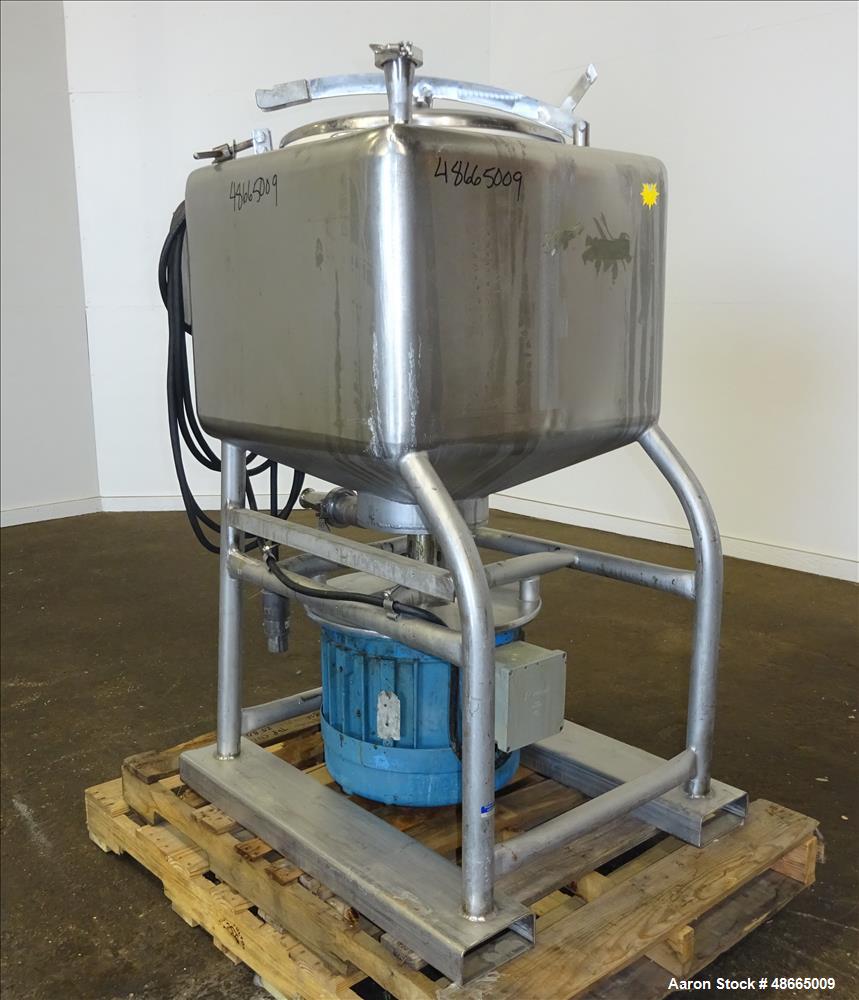 Used Breddo Likwifier, Model LDT-50, 50 Gallon, 304 Stainless Steel.
