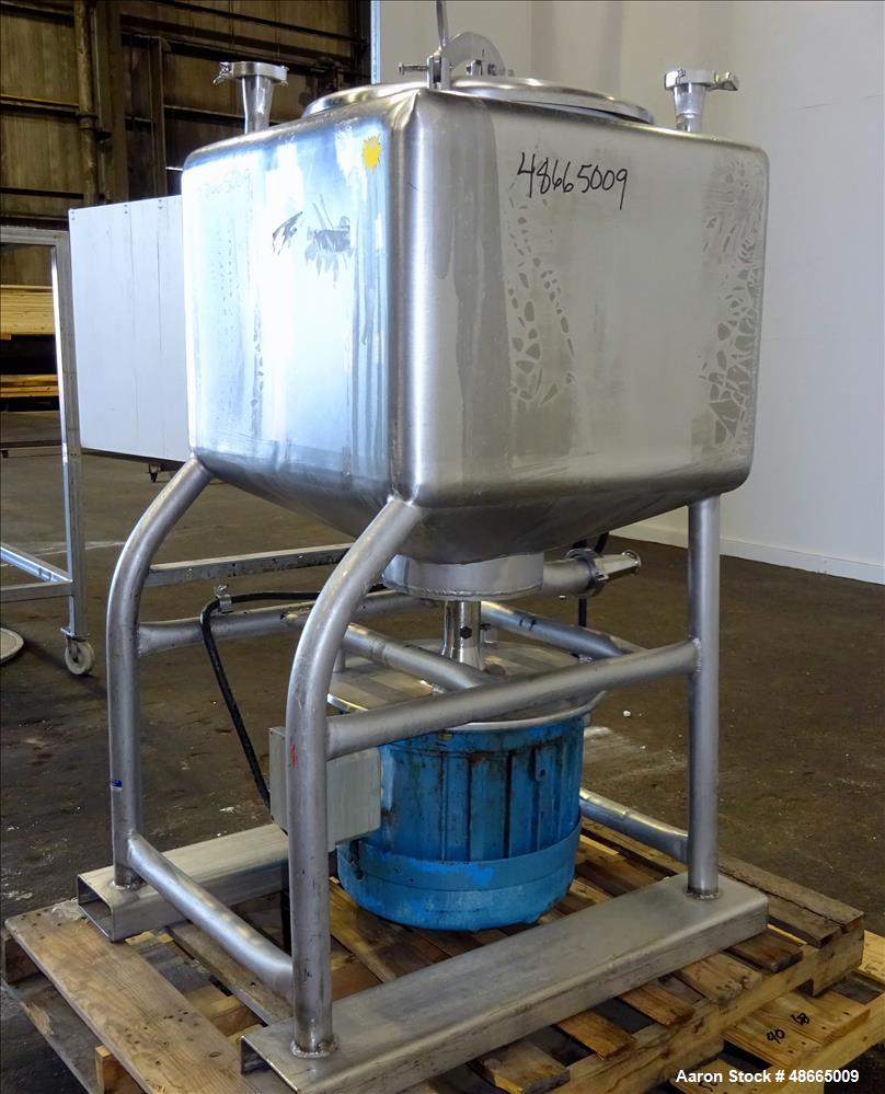 Used Breddo Likwifier, Model LDT-50, 50 Gallon, 304 Stainless Steel.