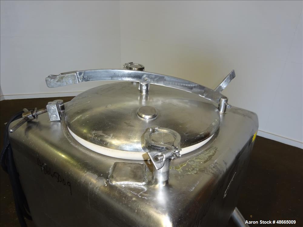 Used Breddo Likwifier, Model LDT-50, 50 Gallon, 304 Stainless Steel.