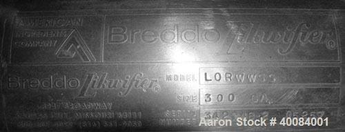 Unused: Breddo Likwifier, 300 gallon, model LORWWSS, 316 stainless steel. Dimple jacketed chamber 64" diameter x 21" straigh...