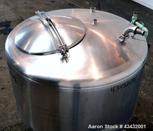 Used Breddo Likwifier, 200 Gallon, Model LORWW, 316 Stainless Steel. Dimple jacketed chamber 50” diameter x 23” straight side x 21” coned bottom, dished top. Jacket rated 90 psi at 270 degrees F. App...