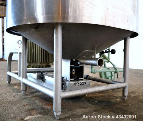 Used Breddo Likwifier, 200 Gallon, Model LORWW, 316 Stainless Steel. Dimple jacketed chamber 50” diameter x 23” straight side x 21” coned bottom, dished top. Jacket rated 90 psi at 270 degrees F. App...