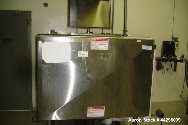 Used Stainless Steel Breddo Likwifier, Model LSWW-300, 300 gallon capacity, jacketed bowl