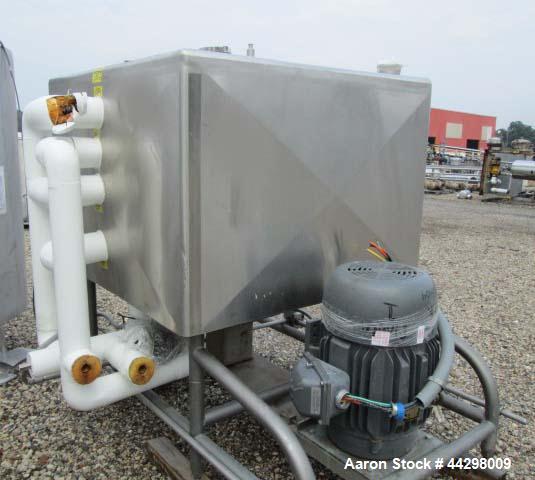 Used Stainless Steel Breddo Likwifier, Model LSWW-300, 300 gallon capacity, jacketed bowl