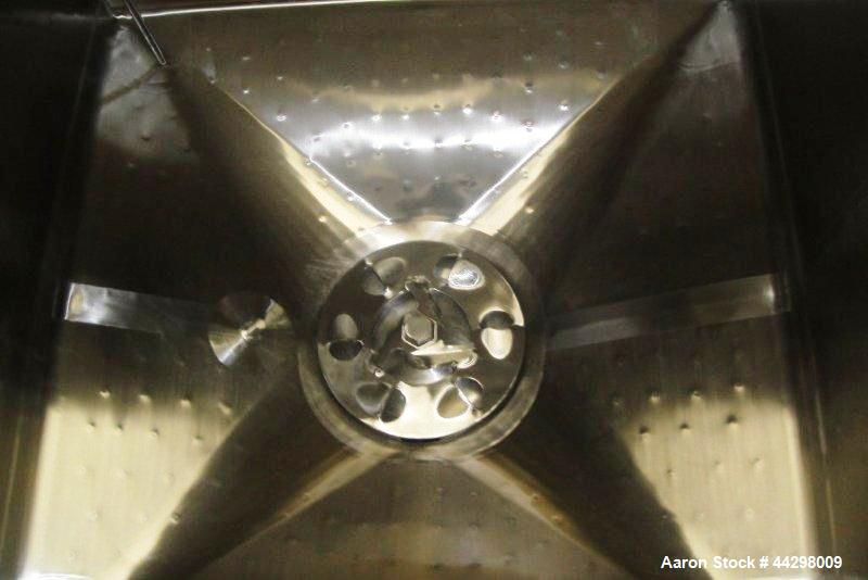 Used Stainless Steel Breddo Likwifier, Model LSWW-300, 300 gallon capacity, jacketed bowl