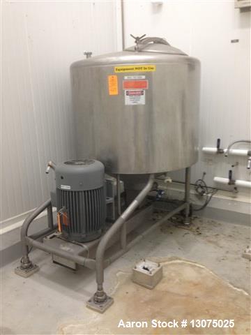 Used- Breddo Likwifier, Model LORW300. Jacket rated to 90 PSI. 316 contact surfaces, 304 stainless steel construction. Appro...