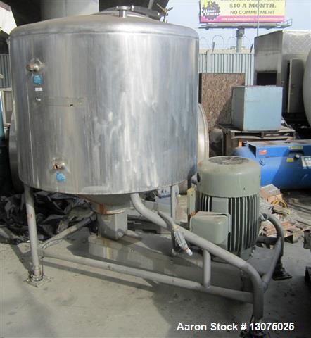 Used- Breddo Likwifier, Model LORW300. Jacket rated to 90 PSI. 316 contact surfaces, 304 stainless steel construction. Appro...