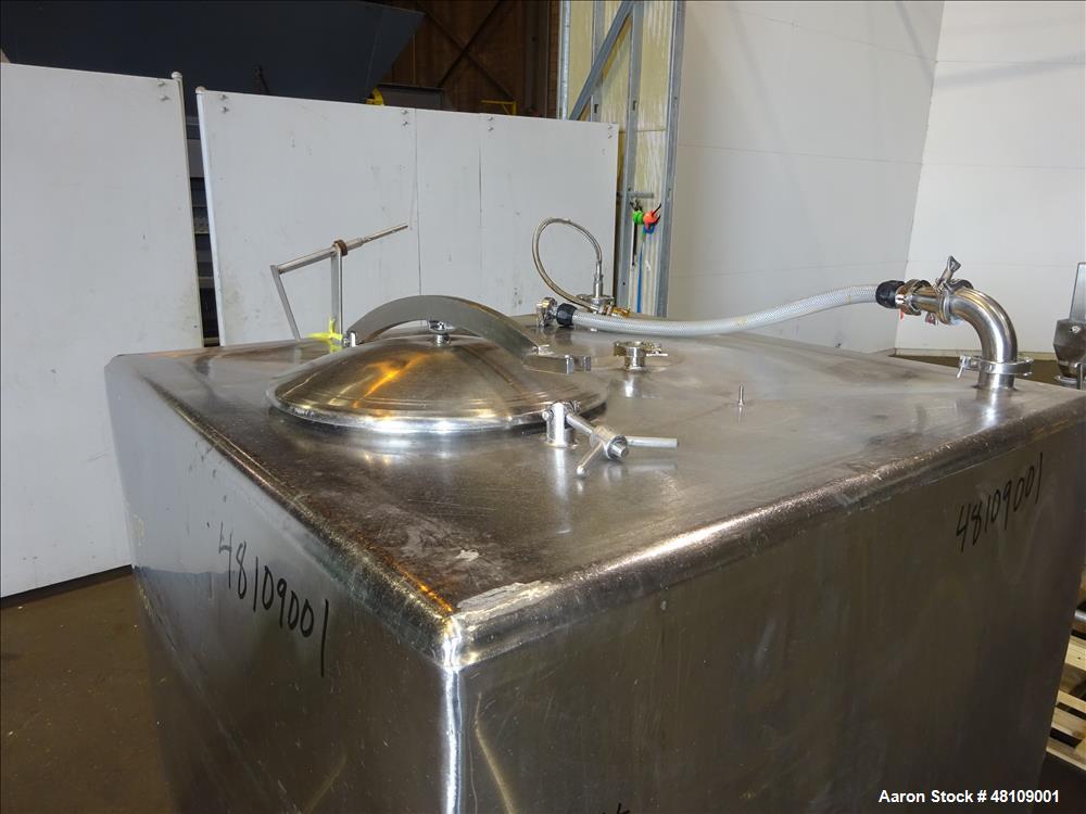 Used Breddo Likwifier, Approximately 300 Gallon, Stainless steel, Jacket.