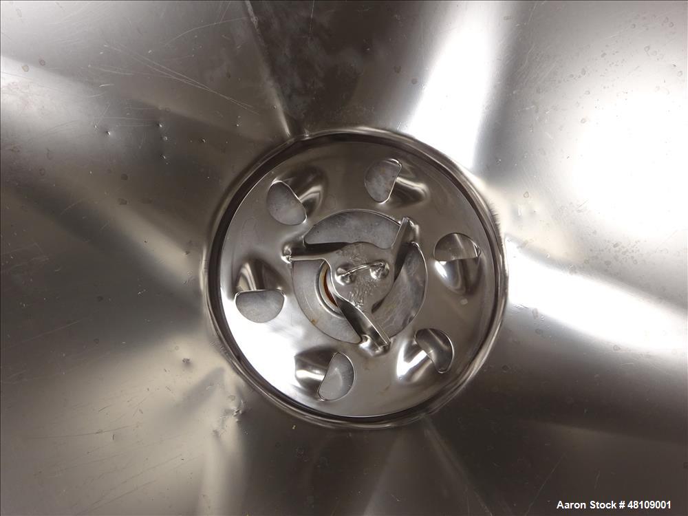 Used Breddo Likwifier, Approximately 300 Gallon, Stainless steel, Jacket.