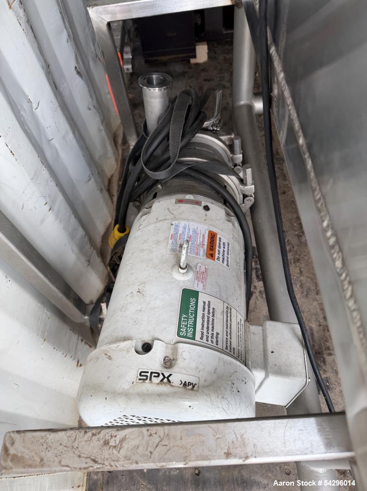 Used Breddo Likwifier 250 Gallon Stainless Steel High Shear Mixer with Mezzanine | 40 HP Emulsifier & SPX Pump