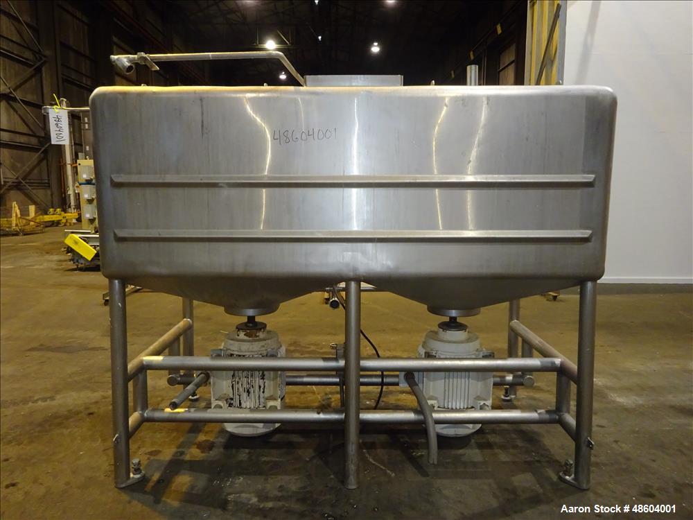 Used- Lanco Dual Impellar Likwifier, Model L-500, Approximately 500 Gallon, Stai